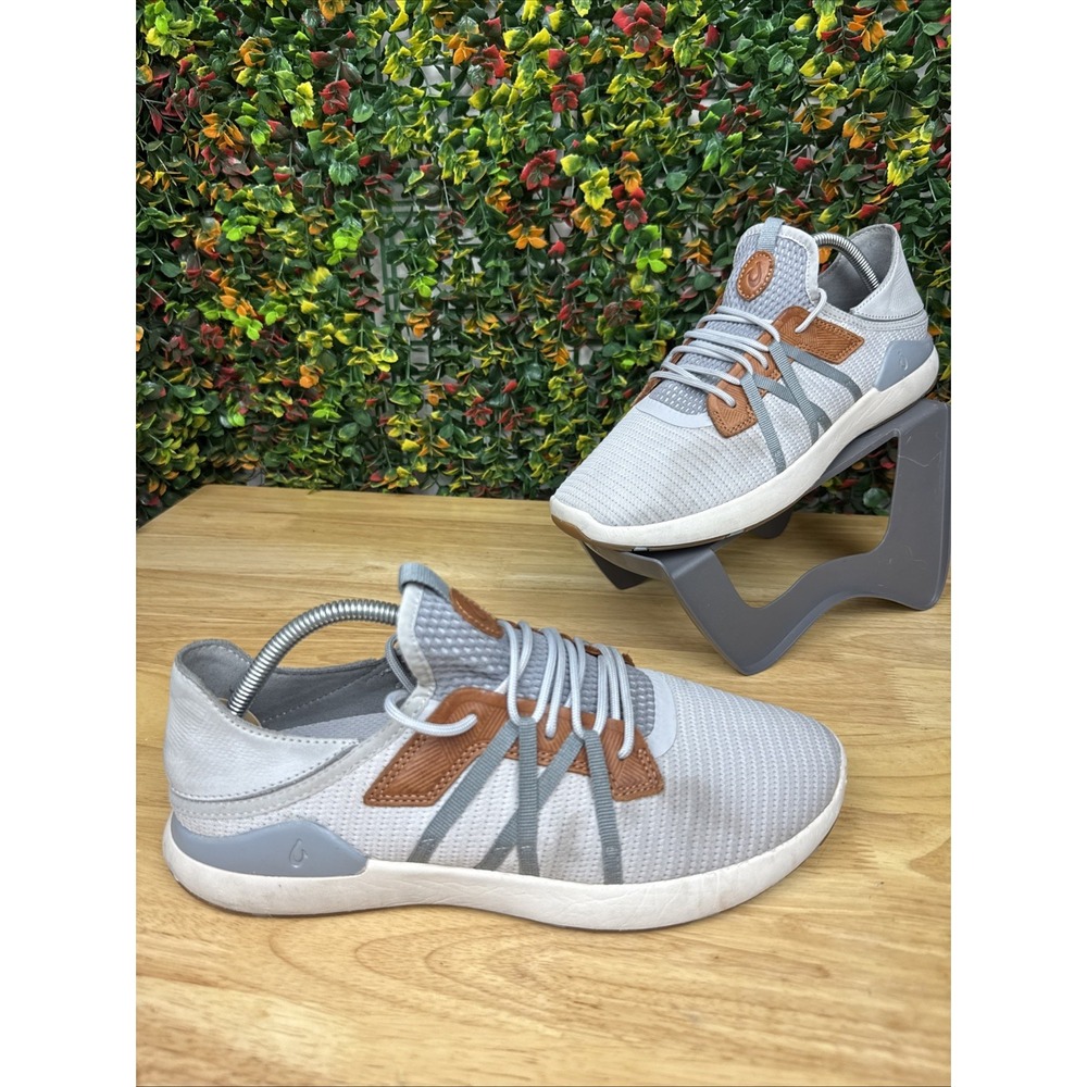 Olukai Mio Li Breathable Shoes Sneakers Mesh Lace Up Sneaker 10440-DW25 Men's 10